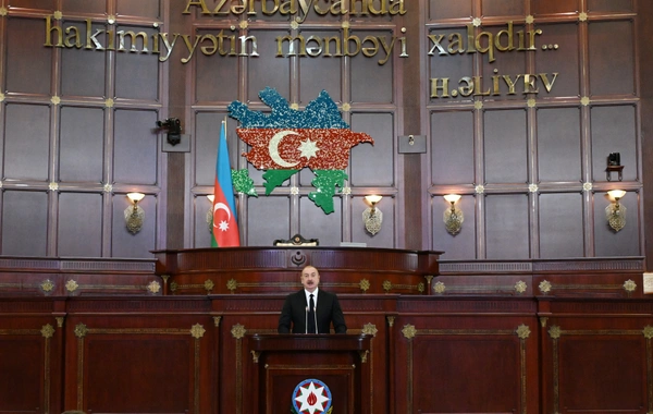 İlham Əliyevin yeddinci çağırış Milli Məclisin ilk iclasında çıxışının TAM MƏTNİ