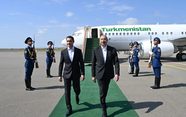 Türkmənistan Prezidenti Füzulidə səfərdədir