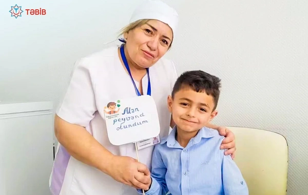 Azərbaycanda bu ilin son iki ayında 65 mindən çox uşaq vaksinasiyaya cəlb olunub