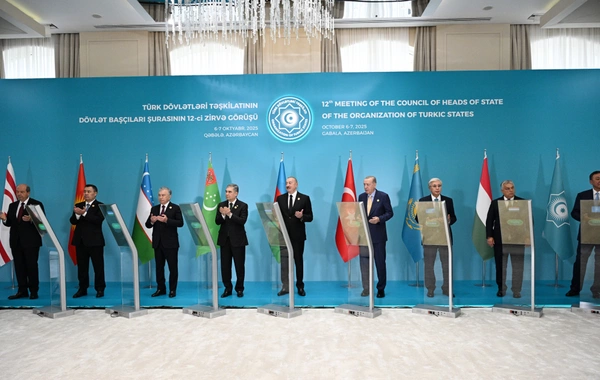 Türkmənistan tərəfindən Füzulidə tikiləcək məscidin onlayn formatda təməli qoyulub