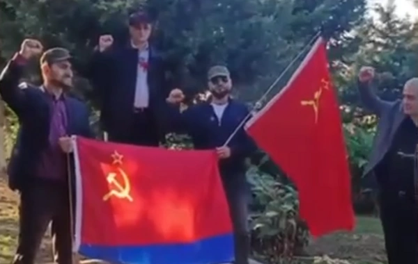 Bakıda SSRİ bayrağı qaldıranlar həbs olunub