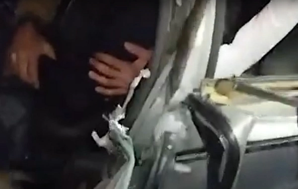 Şəkidə ağır qəza - 6 nəfər xəsarət aldı