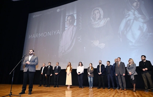 Arzu Əliyeva "Harmoniya" sənədli filminin təqdimatında iştirak edib