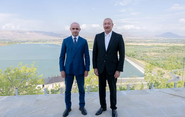 Prezident İlham Əliyev Naxçıvanda Azərbaycan Televiziyasına müsahibə verib