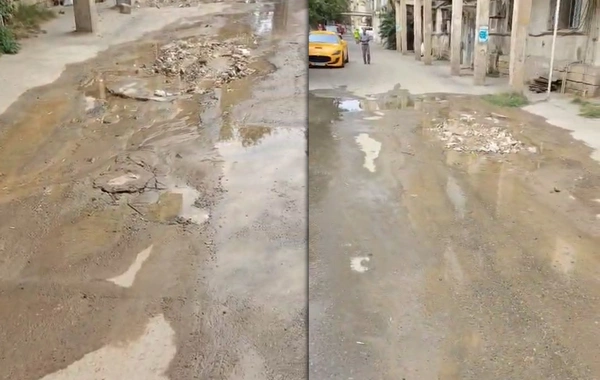 Biləcəridə qəzalı su borusu nəzarətə götürüldü