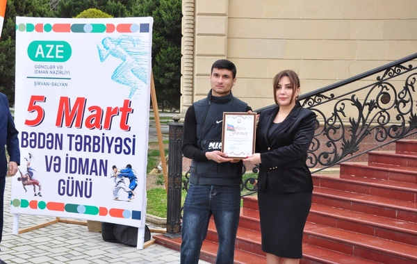 Şirvanda 5 Mart – Bədən Tərbiyəsi və İdman Günü qeyd edilib