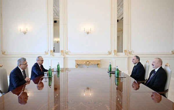İlham Əliyev Türkiyə Ali Məhkəməsinin Baş prokurorunu qəbul edib