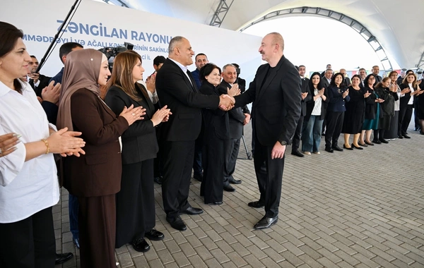 Zəngilanın Məmmədbəyli və Ağalı kəndlərinin sakinlərinə mənzillərin açarları təqdim edilib