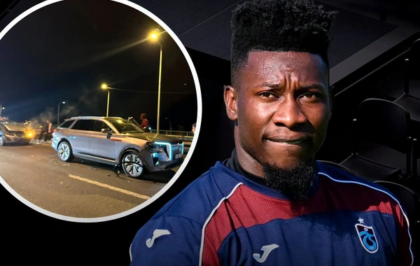 "Trabzonspor"un qapıçısı Andre Onana ağır qəzaya düşərək xəstəxanaya yerləşdirilib