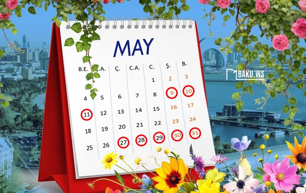 Mayda 14 gün iş olmayacaq - TƏQVİM