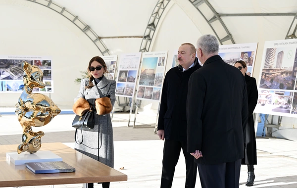 Prezident İlham Əliyev "Bakı Ağ Şəhər"də olub