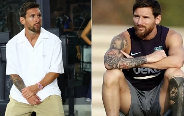 Lionel Messi 900 000 dollarlıq "Barbie" saatı ilə gündəm oldu