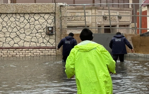 BŞİH: Bakıda intensiv yağışlar fəsadlar törədib, qurumlar gücləndirilmiş rejimdə işləyir