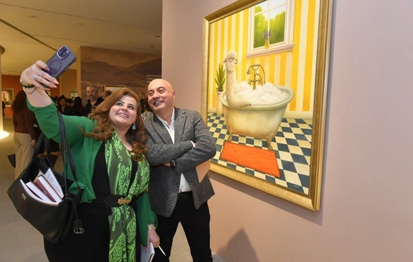 Heydər Əliyev Mərkəzində "And və Qafqaz dağları arasında təxəyyül dünyası" sərgisinin açılışı olub