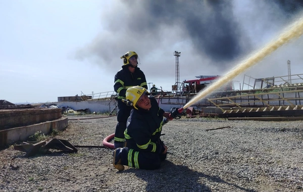 Bakıda güclü yanğın başlayıb