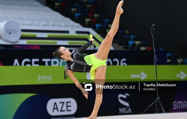 Gözəllik, sürət və əzm: Bakıda bədii gimnastika üzrə Dünya Kuboku