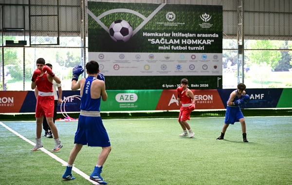 Azərbaycan Həmkarlar İttifaqları Konfederasiyasının təşkilatçılığı ilə minifutbol turnirinə start verilib