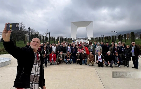 Beynəlxalq səyyahlar Xankəndidə olublar