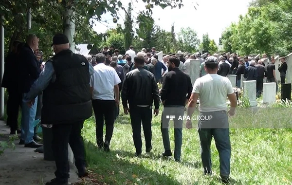 Azov dənizində dron hücumunda həlak olan Məhəmməd Əliyev Zaqatalada dəfn olunub
