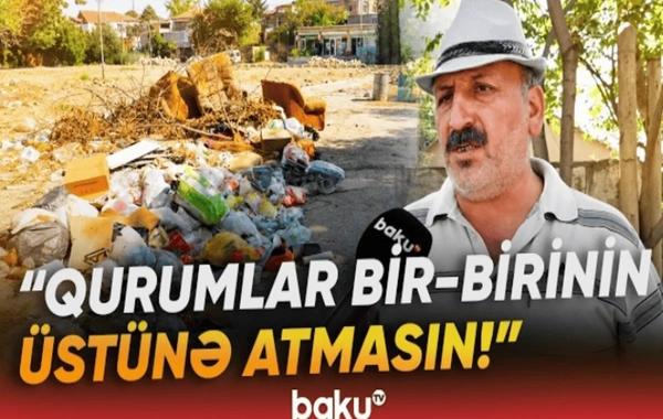 Yol bərbad, su problemi, ətraf zibillik: Sabunçuda sakinlərdən ŞİKAYƏT