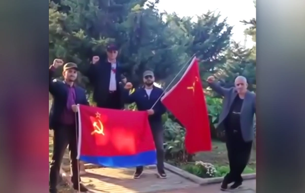 Bakıda SSRİ bayrağı qaldıranlar həbs olunub