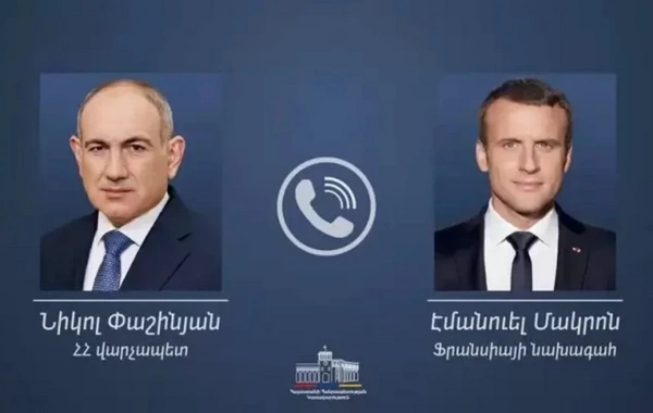 Paşinyanla Makron Cənubi Qafqazda davamlı sülhün bərqərar olmasının vacibliyini vurğulayıblar