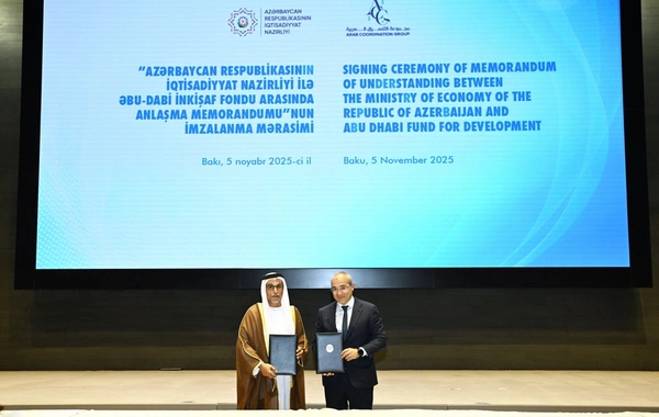 Azərbaycan Əbu-Dabi İnkişaf Fondu və Ərəb Koordinasiya Qrupu ilə sənədlər imzalayıb