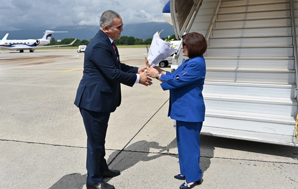 Sahiba Gafarova arrived in Geneva on a working visit