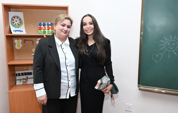 Leyla Əliyeva və Alyona Əliyeva Qubada internat tipli ümumtəhsil məktəbini və STEAM mərkəzini ziyarət ediblər