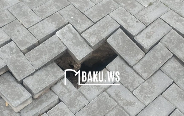 Mərkəzi Parkda piyadalar üçün TƏHLÜKƏLİ VƏZİYYƏT