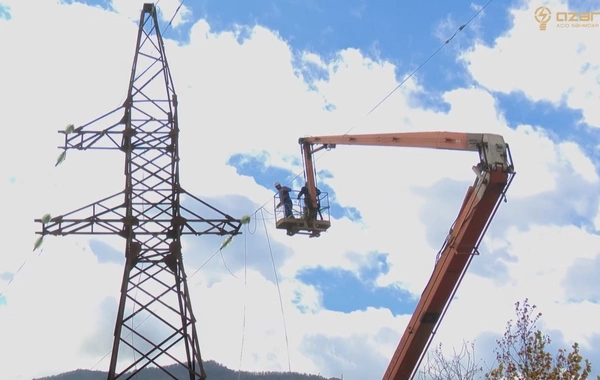 Xocavəndin elektrik şəbəkəsi yenilənir