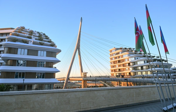 Prezident İlham Əliyev "Bakı Ağ Şəhər"də olub