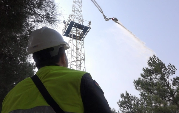 FHN SOCAR-ın Heydər Əliyev adına Neft Emalı Zavodunda yanğın-taktiki təlim keçirib