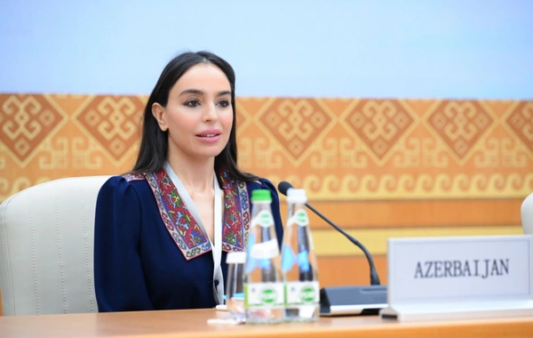 Leyla Əliyeva Türkmənistanda beynəlxalq konfransda iştirak edib