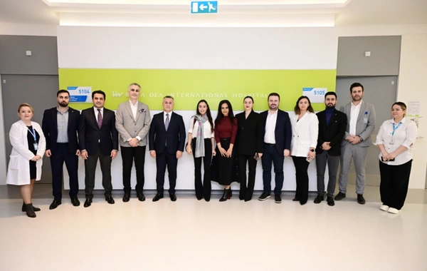 Leyla Əliyeva Liv Bona Dea Hospitalında Sümük iliyi nəqli mərkəzinin açılışında iştirak edib