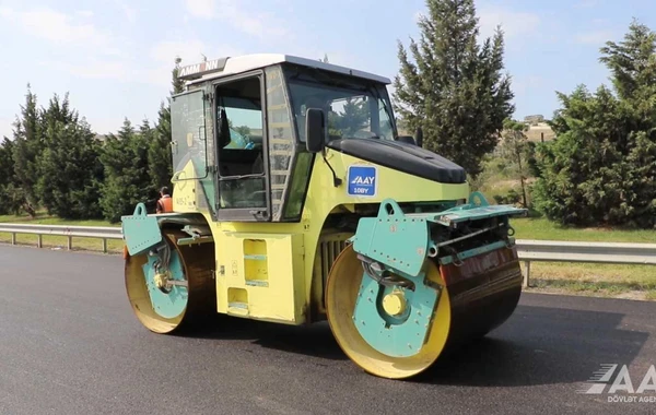 Salyan şossesinin "Lökbatan dairəsi" adlanan hissəsi təmir edilir