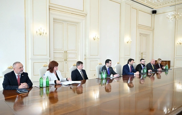 İlham Əliyev Slovakiya baş nazirinin müavininin başçılıq etdiyi nümayəndə heyətini qəbul edib