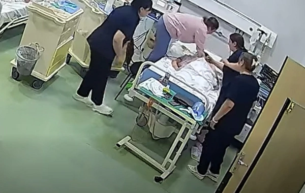 Ürəyi dayanan pasiyent 45 dəqiqə sonra həyata qaytarıldı - ANBAAN GÖRÜNTÜ