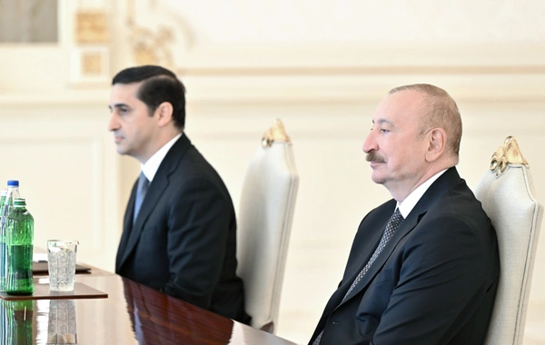 Prezident İlham Əliyev Türkiyənin ədliyyə nazirini qəbul edib