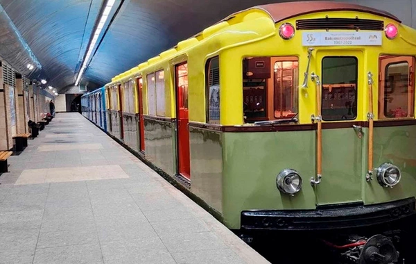 Bakı metrosunda retro vaqonlar nümayiş etdiriləcək