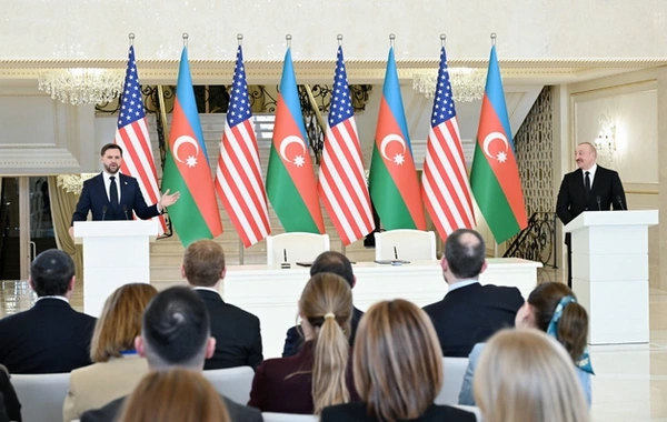 Ильхам Алиев и вице-президент США Джей Ди Вэнс выступили с заявлениями для прессы