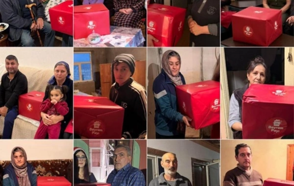 По инициативе Лейлы Алиевой малообеспеченным семьям вручены праздничные подарки