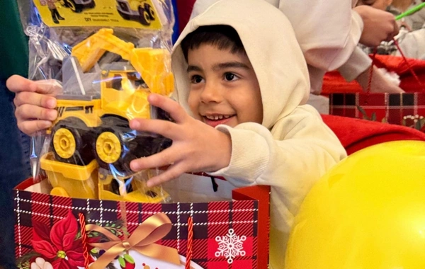 Leyla Əliyevanın təşəbbüsü ilə Gəncədə uşaq evində Yeni il tədbiri keçirilib