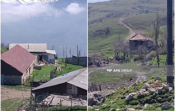 Qubanın daha bir kəndində TORPAQ SÜRÜŞMƏSİ - Evlər təhlükə altında
