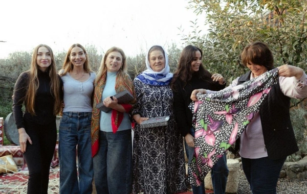 Leyla Əliyeva, Arzu Əliyeva və Alena Əliyeva Lənkəranda fermer təsərrüfatı ilə tanış olublar