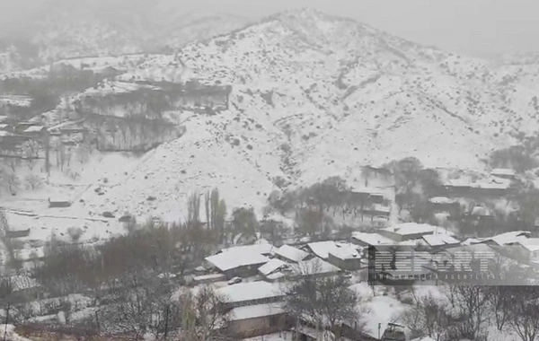 Ordubadın dağlıq ərazilərində qarın hündürlüyü 35 sm-ə çatıb