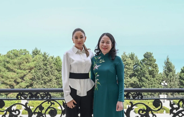 Prezident İlham Əliyev Vyetnamın Vitse-prezidenti ilə görüşüb