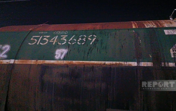 Ermənistana yanacaq daşıyan yük qatarı Böyük Kəsik stansiyasından yola salınıb