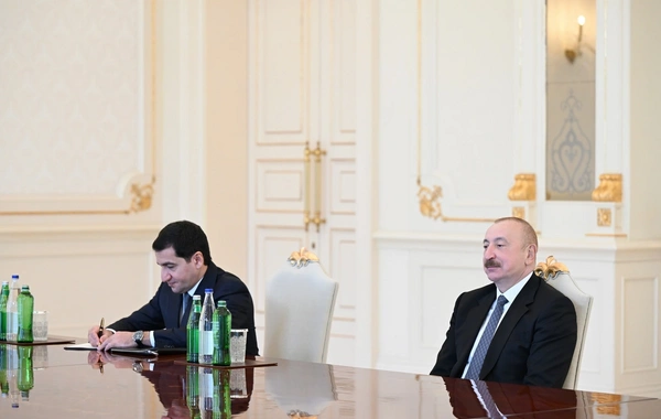 İlham Əliyev "Zayed İnsan Qardaşlığı Mükafatı" ilə bağlı nümayəndə heyətini qəbul edib