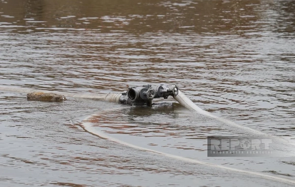 FHN rəsmisi: Bakı, Sumqayıt, Abşeron və Xızıda suyun çəkilməsi işləri davam etdirilir